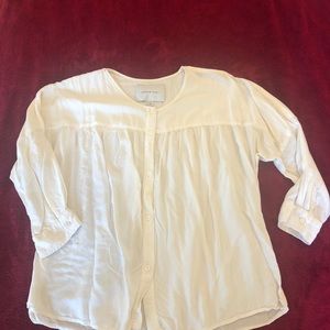 Amour Vert - White 3/4 Sleeve